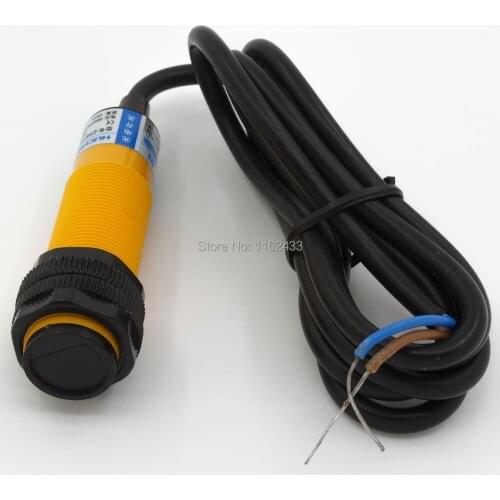 M18 10cm sensing AC two wires NC E3F-DS10Y2 diffuse reflective cylinder amplifier photoelectric sensor switch