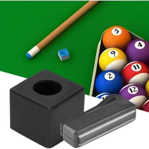 Pool Billiards Magnetic Cue Chalk Holder with Belt Clip Snooker Accessories Pool Billiards Accessories Belt Clip Chalk Holder