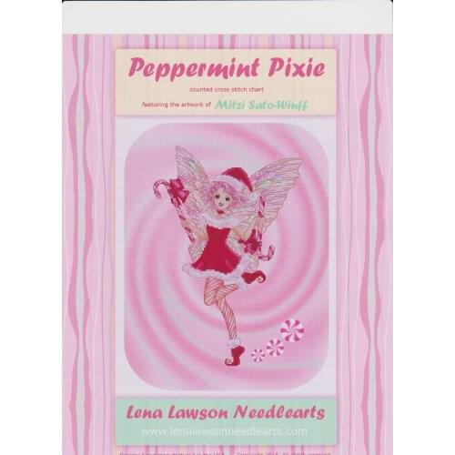 Needlework Cross stitch Handmade 14CT Counted Canvas DIY,Cross-stitch kits,Embroidery Summer House-Pink Cane Candy Elf 28-36