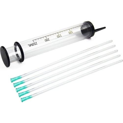 1Set Portable Bidet Medical Enema Syringe Shower Hygiene Hand Watering Bidet Anal Douche Anus Cleaning with 5 Hoses and 3 Heads