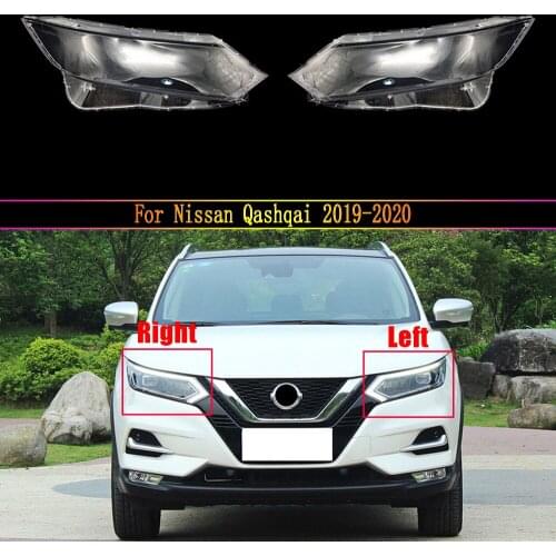 Car Headlight Repair For Nissan Qashqai 2019 2020 Car Headlamp Lens Auto Shell Headlight Cover