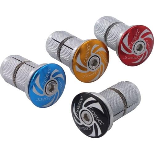 Road Bike Bicycle Fork Headset Stem Top Cap Compression Plug Star Nuts for Mountain Road Bike Headset Top Cap Cover