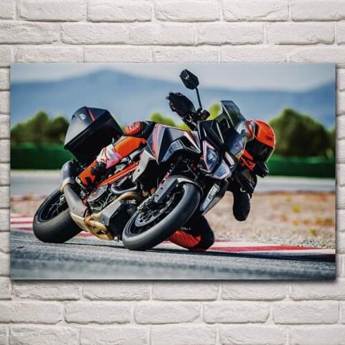 Super gt racing motorcycle bike vehicles biker sport fanart living room home wall art decorative fabric poster KP162