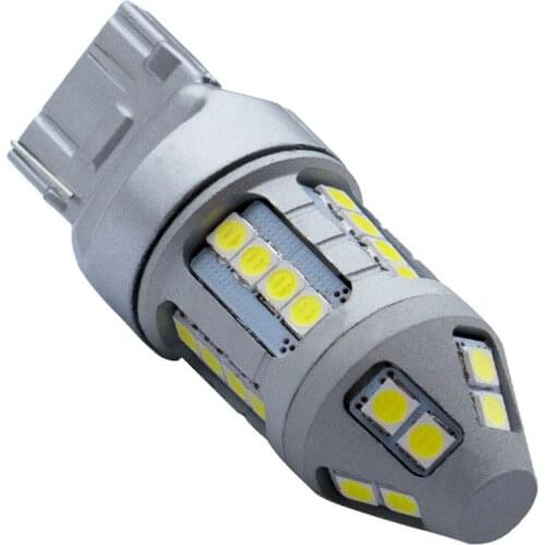 T20 7440 W21W WY21W 1800LM Super Bright 3030 LED Car Turn Signal Brake Light Tail Lamp Auto Rear Reverse Bulb White Red Yellow