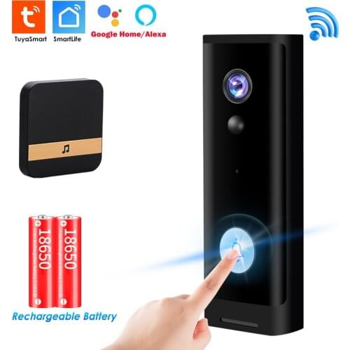 Tuya WIFI Video Doorbell WIFI Doorbell Camera doorbell 1080P HD Smart Home Audio WIFI Video Door Phone IR Alarm Camera