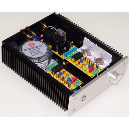 High quality whole AMP HIFI fever 15W*2 classic 1969 Class A Audio Amplifiers 2N3055 Gold seal tube amplifier Latest Perfect