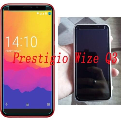Smartphone 9H Tempered Glass for Prestigio Wize Q3 PSP3471 Explosion-proof Protective Film Screen Protector cover