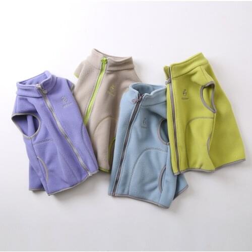 Thick Warm Vest Teen Girl Fleece Waistcoat Winter Clothes Autumn 2021 Children Fur Jacket Casual Coat Sleeveless Clothes Outwear