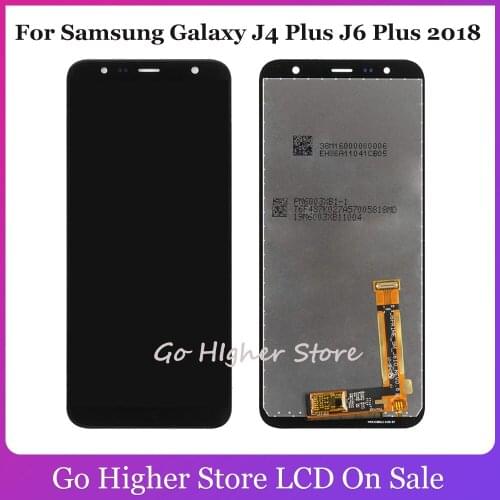 🔥 For Samsung Galaxy J4+ 2018 J4 Plus J415 J415F J410 J6 Prime J6 Plus 2018 J610 LCD Display Touch Screen Digitizer Assembly