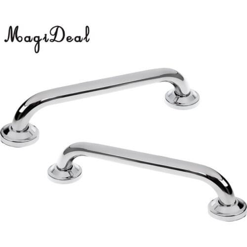 2 Pieces 316 Stainless Steel 13'' Boat Polished Marine Yacht Grab Handle Handrail 330mm Heavy Duty Fishing Flatable Boat Dinghy