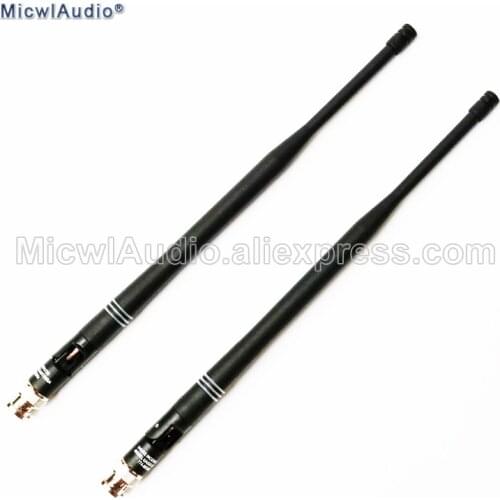 10pcs Antenna 774-865MHZ Microphone BNC Bayonet Antennas For Shure Wireless Microphone System SU-005