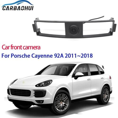 Car Front View Parking LOGO Camera for Porsche Cayenne 92A 2011~2015 2016 2017 2018 HD CCD Night Vision Positive Waterproof