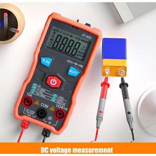 6000 Counts Digital Multimeter DC AC Current Voltage Measurement Tool Ohm NCV Resistance Capacitance Frequency Tester Meter