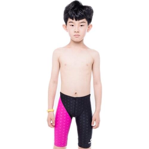 Fanceey 2019 Professional Boy Swimsuit Kids Swimming Shorts for Boys Children Swimming Trunks for Boys Youth Men Swimwear Racing