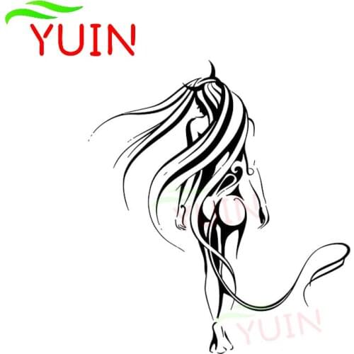 Artistic Figure Sexy Girl Car Sticker Creative PVC Body Decoration Cars Accessories Fashion Popular Design Waterproof Decal