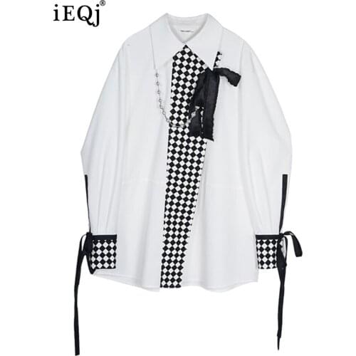 IEQJ Blouses With Bow