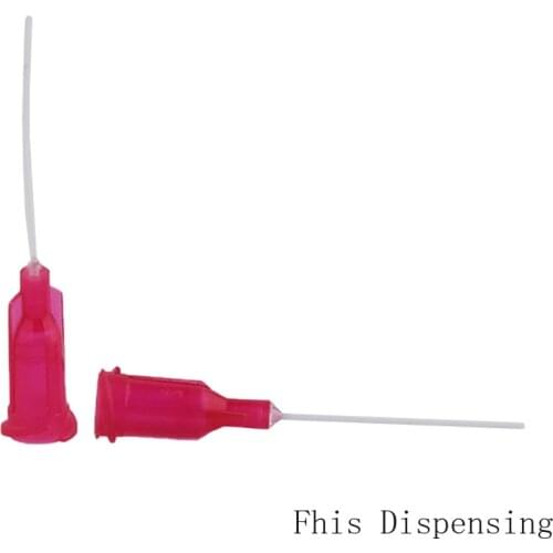 100Pcs/Lot Glue Dispensing Needle 25G PP Flexible Needle Tube Length 25mm(1")