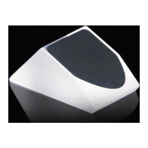Customized Half Pentaprism Optical Coating Processing Glass Lens Processing Prism Black on One Side