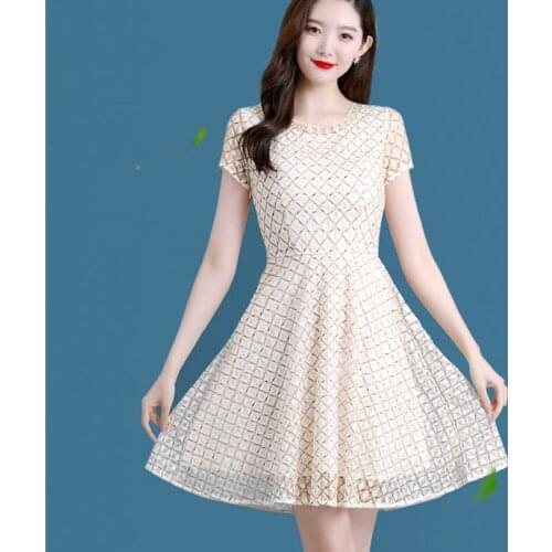 Summer Women Dress Elegant Floral Retro Vintage O-neck Vestidos Valentines Day Party Dress Plus Size S~4XL 7660