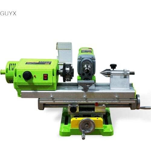 Small DIY Woodworking Mini Lathe Bench Drill Stainless Steel Round Bead machine Household High Precision Metal Processing