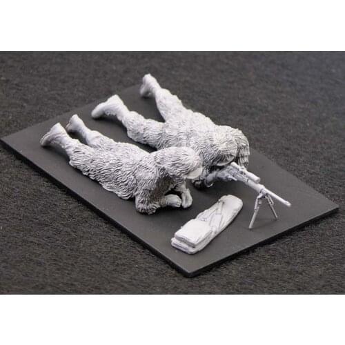 1:35 scale die-casting resin war scene model resin modern U.S. military 2-person team 2145