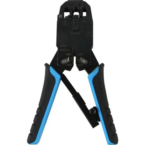 RJ48 RJ45 RJ11 RJ12 4 in 1 Multifunction Tool Wire Cable Crimper Crimp Ratchet Ethernet Crimping Tool PC Network Hand Tools