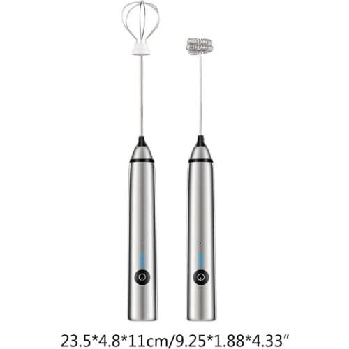 Multifunction Kitchen Mini Electric Handle Egg Beater Tool Rotatable Whisk Mixer