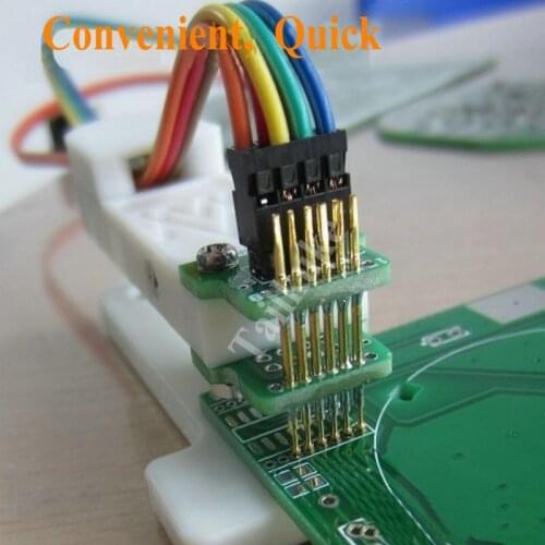 1.5mm 3P to 8P Single Row Double Row Test Stand PCB Clip Fixture Fixture Probe Download Program Programming Burn