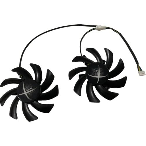 2pcs/set PLD09210S12HH R9-290/390X VGA GPU Cooler Graphics Fan For XFX R9 290/290X/285/280/280X RX 480/470 Video Card Cooling