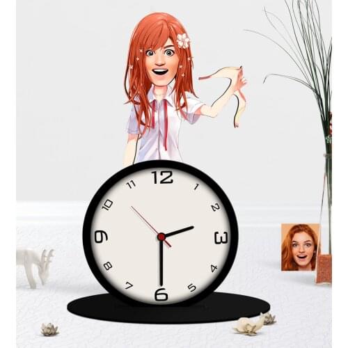 Personalized Custom Anime Baby Caricature Of Wooden Trinket Table Saati-5