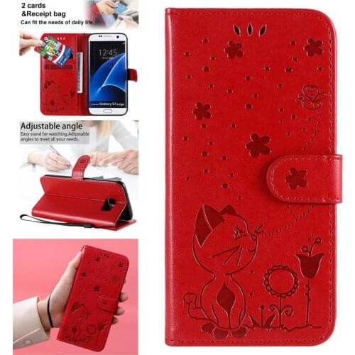 Clear Wallet Book Case For funda Samsung S3 Cover Purple Estuche sFor Galaxy coque S7 Edge S6 S4 S5 PU Leather Book Shell galexi