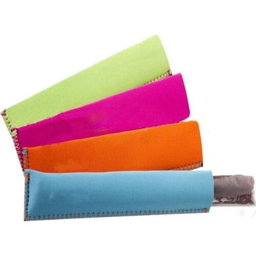 Multicolour pinted neoprene ice popsicel sleeve 500pcs/lot