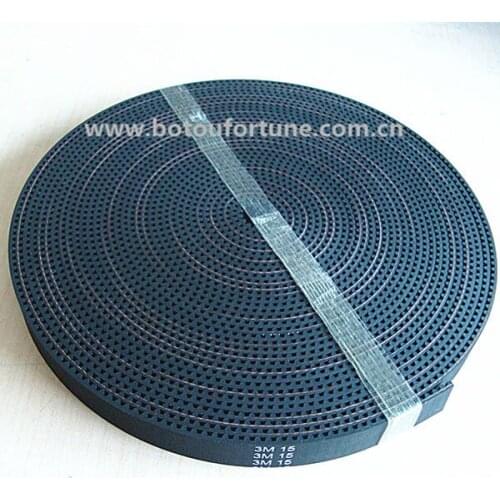 HTD3M long length belt timing with 15mm width 10meter a roll