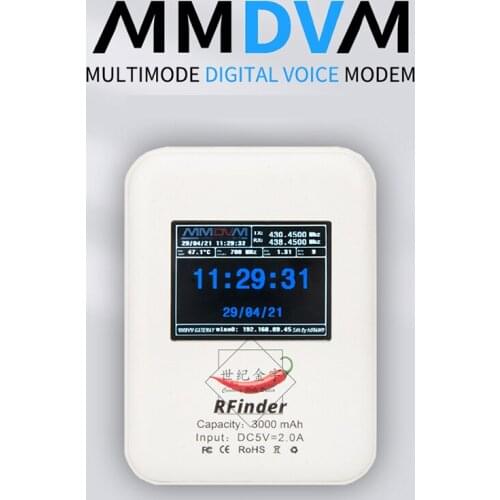 Simplex/Duplex MMDVM Hotspot UHF VHF + 2.3.inch LCD + Raspberry Pi + 6800mAh Battey For C4FM/DMR/D-STAR/P25/NXDN Power Bank