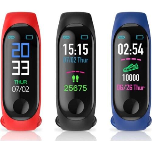 M3 Smart Band Wristband Health Heart rate/Blood/Pressure/Heart Rate Monitor/Pedometer Sports Bracelet Fitness tracker