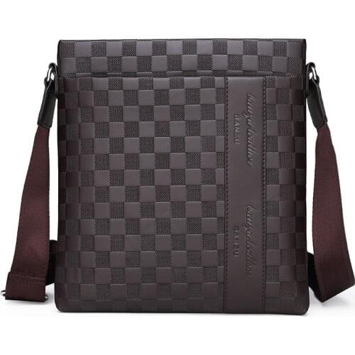 Men Messenger Bags Casual Men Shoulder Bag Vintage Crossbody Bags High Quality Male Bag PU Leather Handbag Capacity Tote Bag