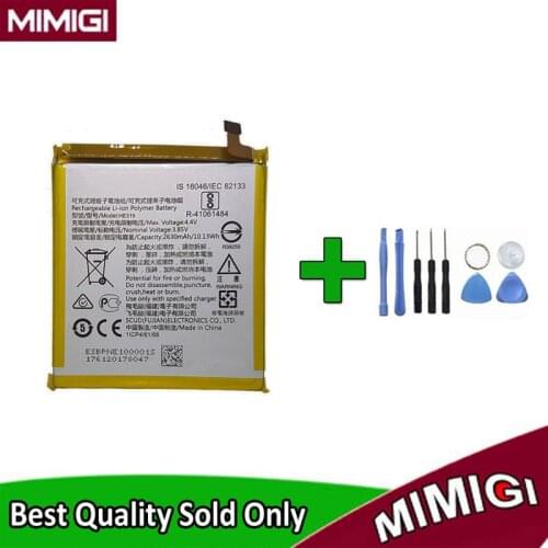 Toolsets Gift + Original HE319 2650mAh Battery For For Nokia 3 TA-1020 1028 1032 103 Mobile Cell Phone Batterie Accumulator AKKU