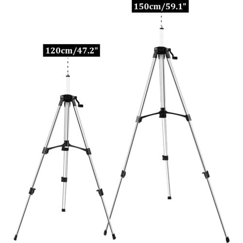 1.2M/1.5M Laser Level Tripod Adjustable Height Thicken Aluminum Tripod Stand For Self leveling Tripod