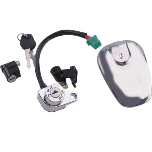 Ignition Fuel Gas Tank Cap Switch Lock With 2 Key Set Fit For Suzuki VS1400 Intruder 1400 VS800 Boulevard S50 37110-38B03