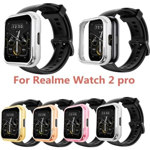 Hard PC Shell Screen Slim Protective Frame Case Cover For ~Realme watch 2pro Smart Watch