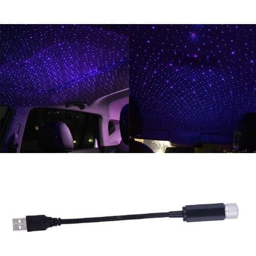 Starry sky light car interior starry sky top atmospheric starry light sky USB galaxy sky car starry night light light proje R3E4