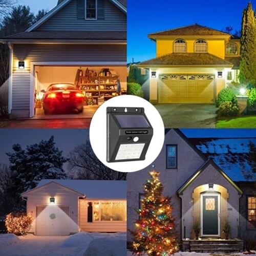 144 LED Solar Outdoor Lights Motion Sensor PIR Wall Light Waterproof Solar Lighting Solar Powered Sun Light Garden Decoration
