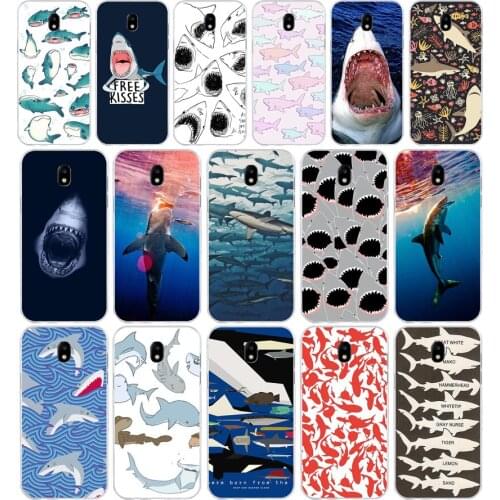 163SD ocean Whale Sharks fish Soft Silicone Tpu Cover phone Case for Samsung j3 j5 j7 2015 2016 17 j2 prime j6 Plus 2018