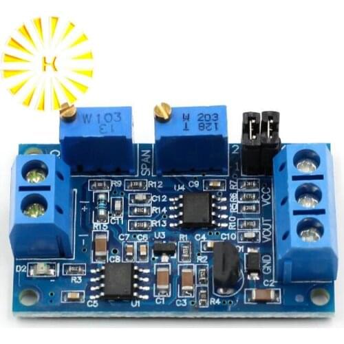 4-20mA to 0-3.3V/5V/10V Current to Voltage Converter Signal Conversion Module I/V Transmitter Connector