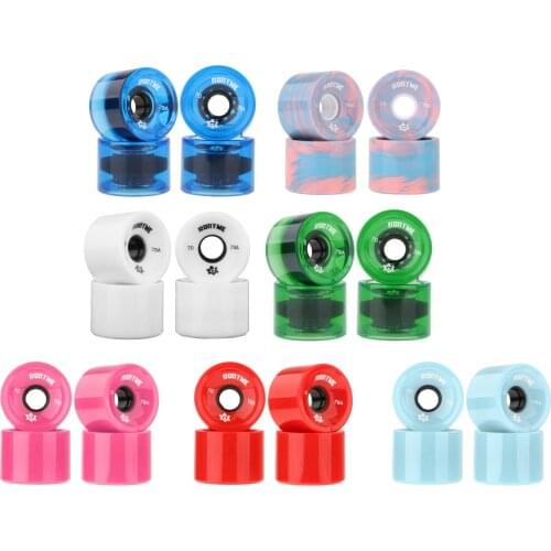 4x Ronyme Skateboard Wheel PU Roller Cruiser Longboard Maintenance Wheel