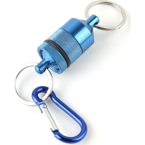 Fly Fishing Tackle Accessory Magnetic Net Release Magnetic Net Holder Blue