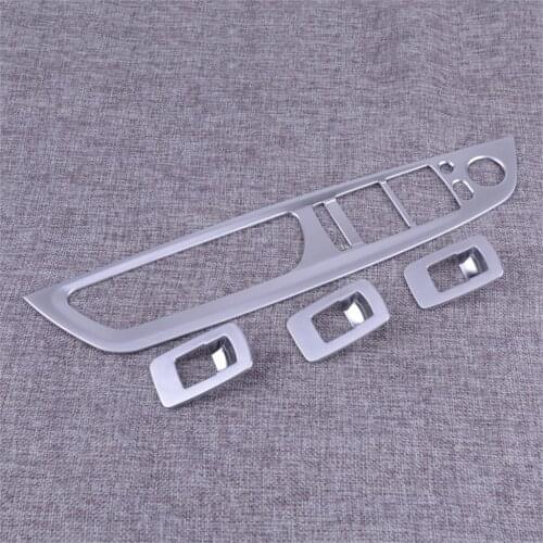 Car Silver Door Armrest Button Window Switch Cover Trim Fit for BMW X5 E70 X6 E71 2008 2009 2010 2011 2012 2013