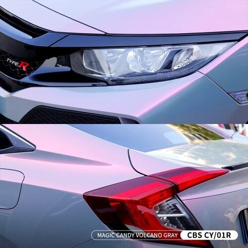 CARBINS Factory Price Self Adhesive Air Bubble Free Double Candy Color Wrapping Vinyl Sticker Car Film