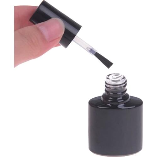 10ml Empty Nail Polish Bottle Glass With Agitator Mixing Balls Nail polish Sub Bottling With Lid Brush Cosmetic Containers