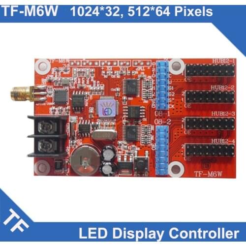 TF-M6W Longgreat TF WIFI USB port LED Display Control Card Single Dual Color